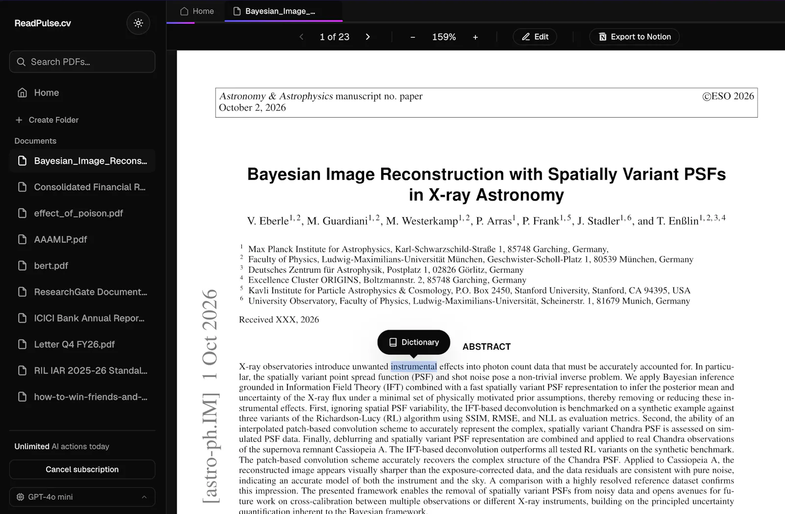 ReadPulse.cv screenshot 4