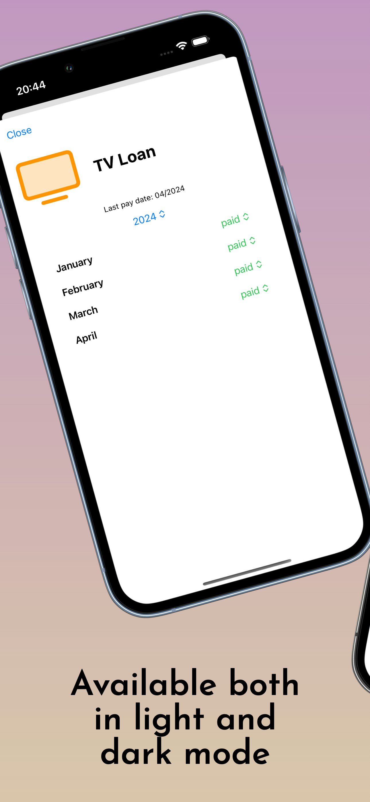 每月清單 -  iOS應用程序 - 跟踪您的付款 media 3