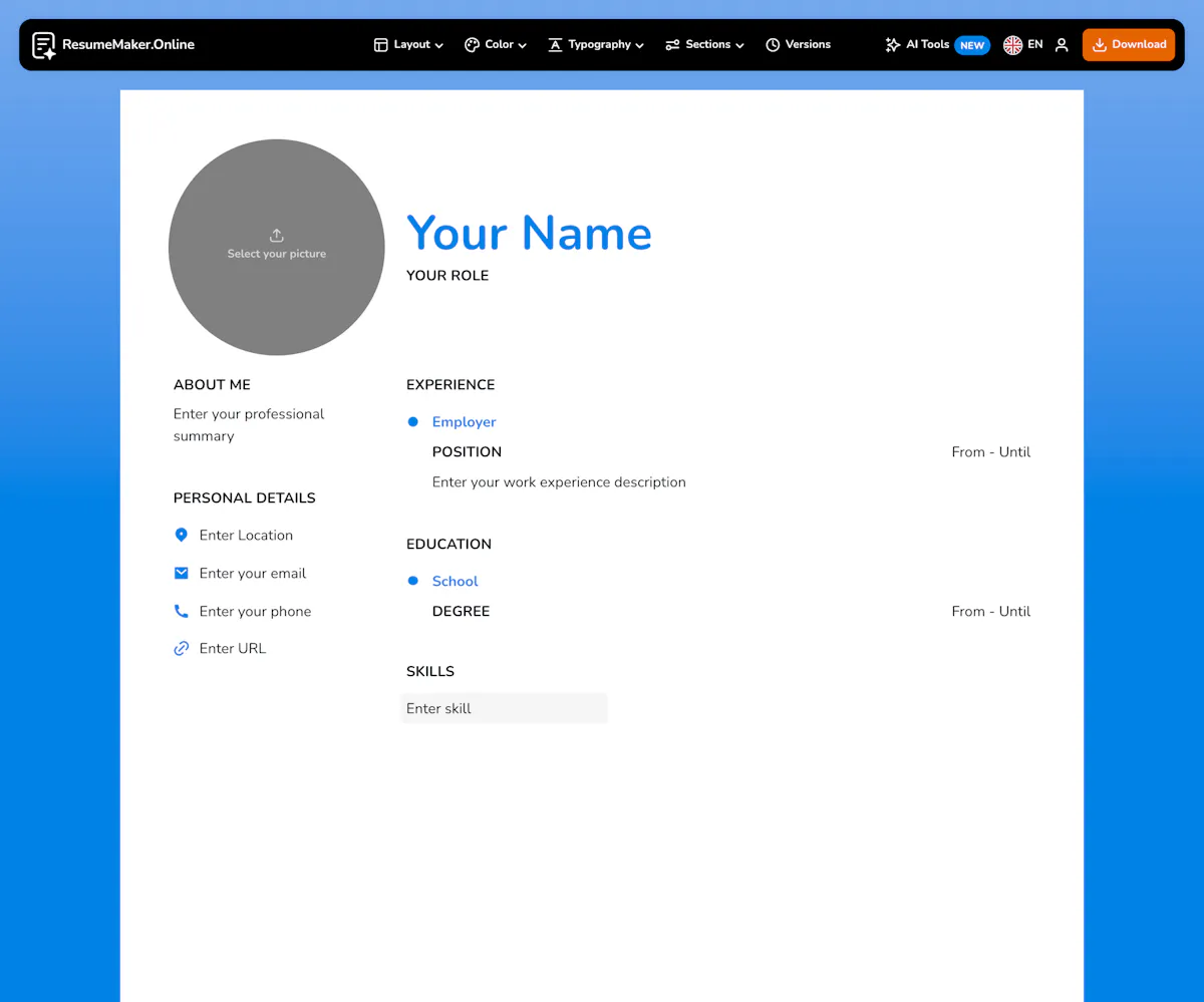 ResumeMaker.Online  6.0