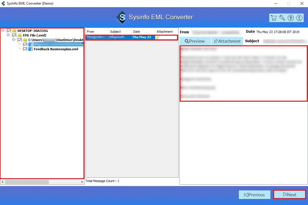 Windows Live Mail to Outlook 변환기 - Sysinfo Windows 라이브 메일, Outlook Converter 소프트웨어 미디어 3