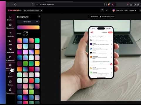 Brandini Mockups Editor gallery image