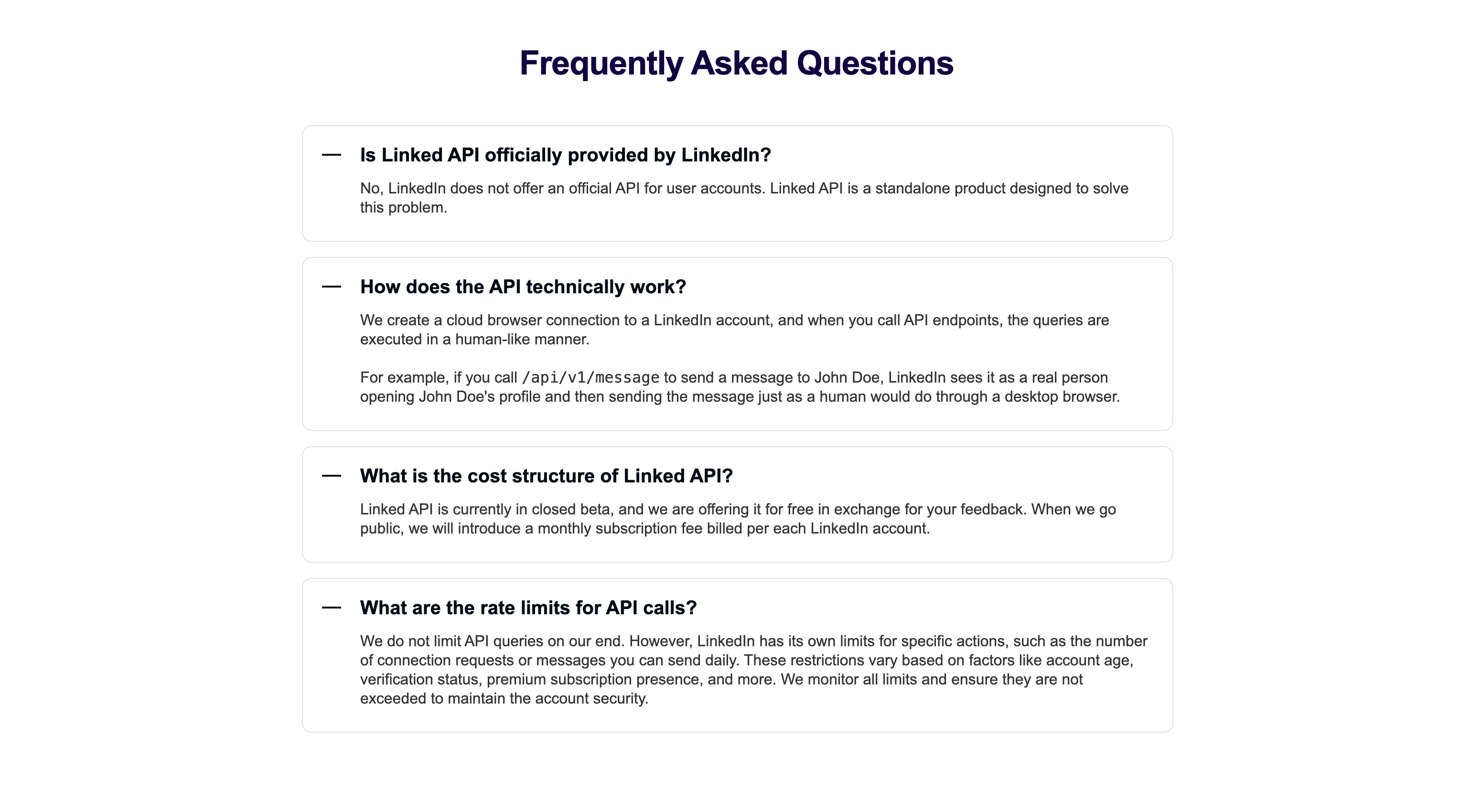 وسائط LinkedIn API 3