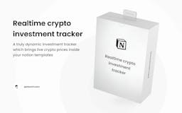 Realtime crypto investment tracker media 1