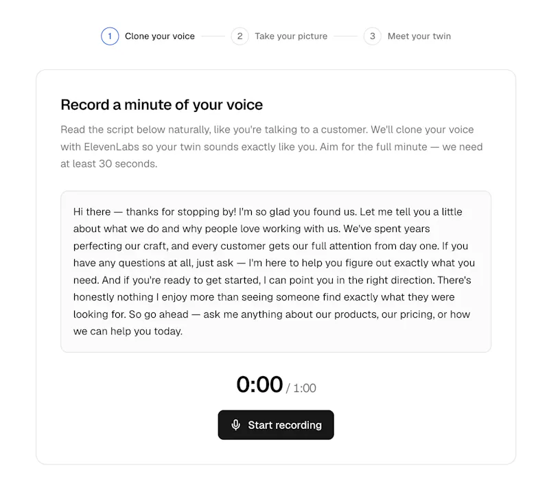 Talk2MeButtons.com screenshot 2