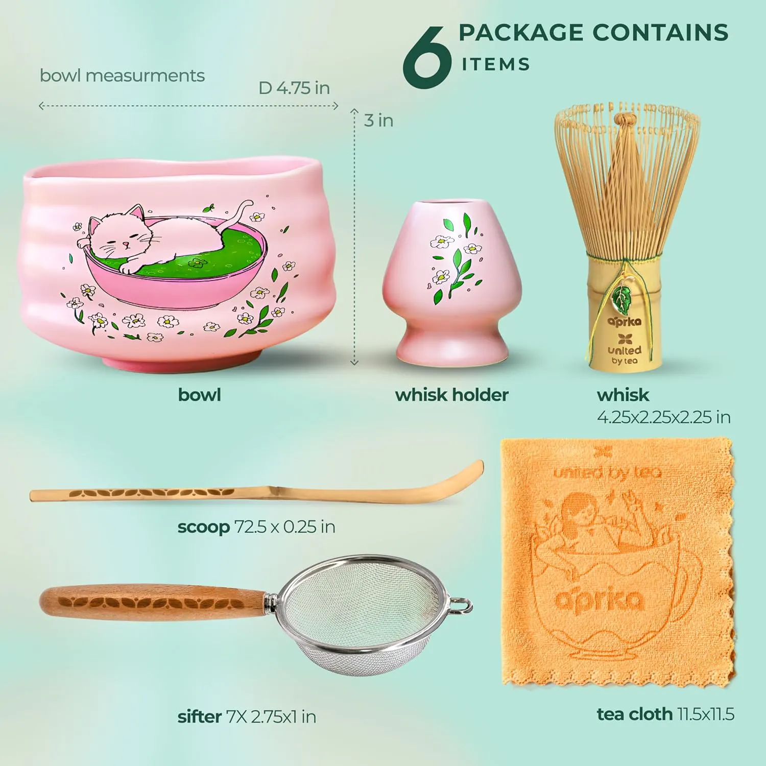 Matcha Gift Set for Cat Lovers gallery image