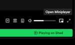Spotify Miniplayer image