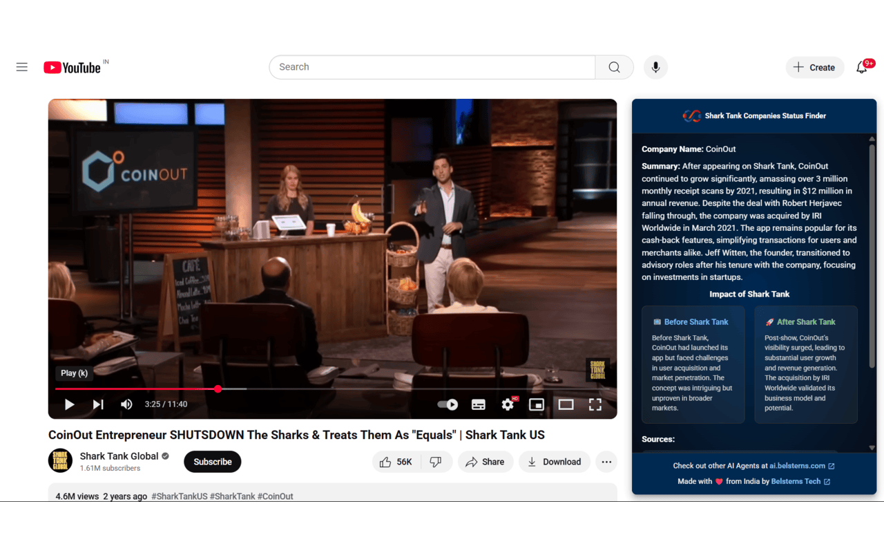 Shark Tank AI – Works inside YouTube - Instantly discover what happened to Shark Tank startups media 4