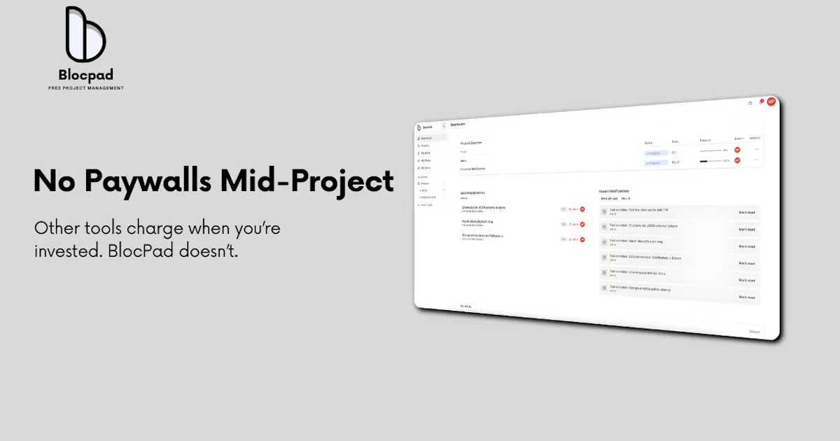 BlocPad - Project & Team Workspace