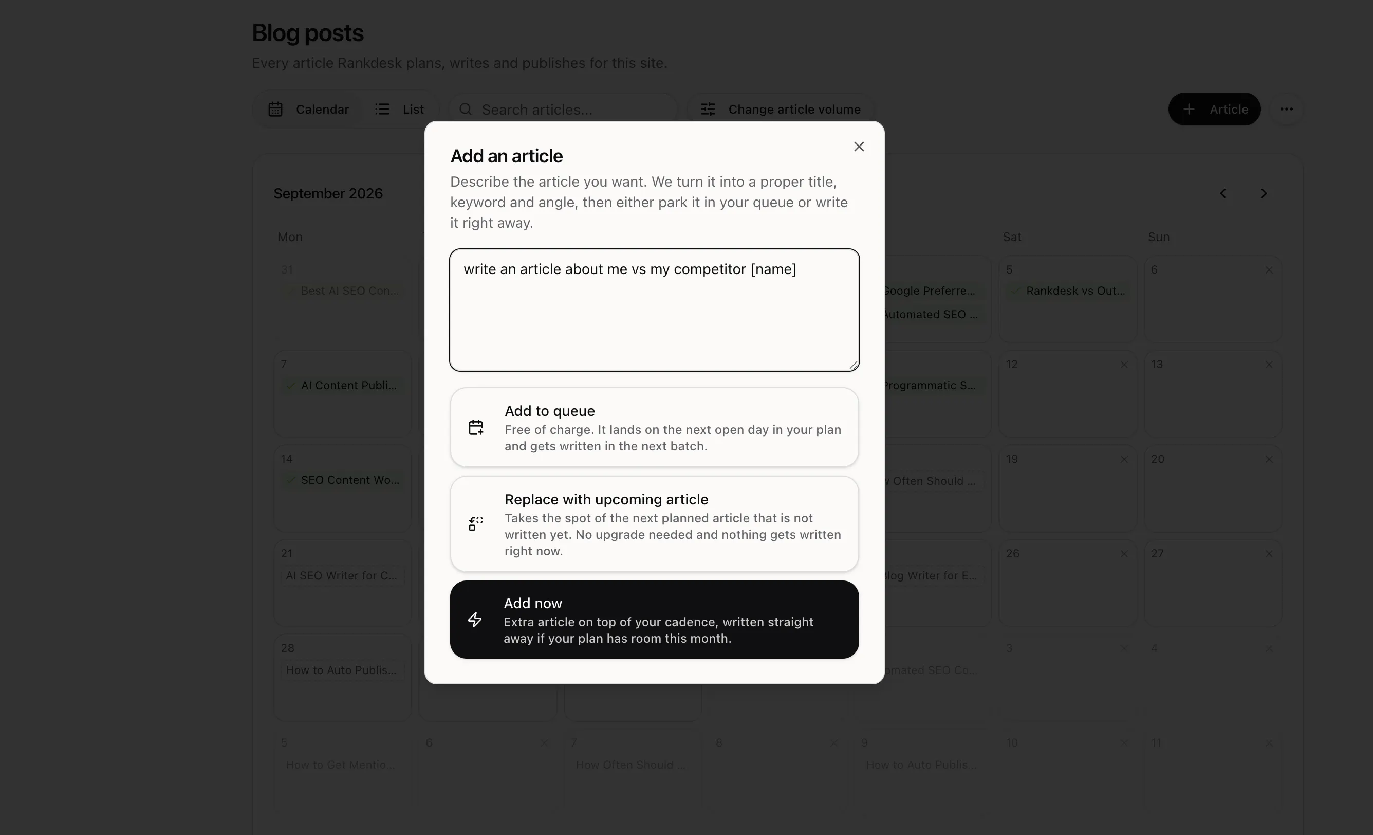 Rankdesk AI-Writer gallery image
