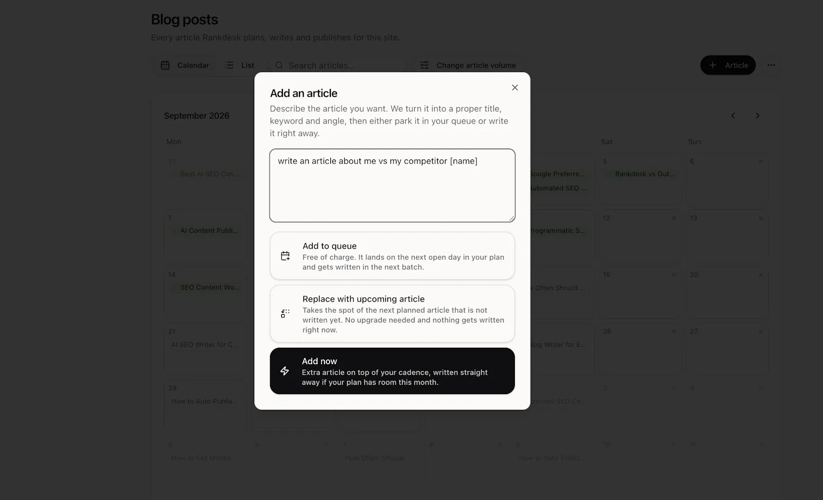 Rankdesk AI-Writer screenshot 6