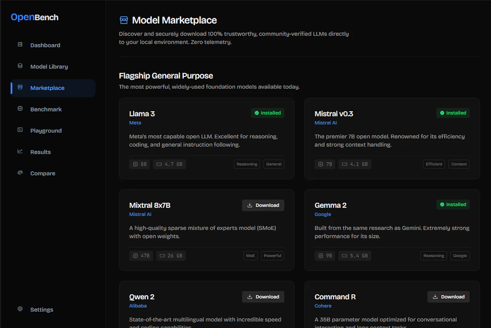 OpenBench screenshot 3