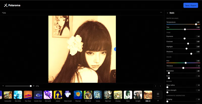 Polaroma screenshot 2