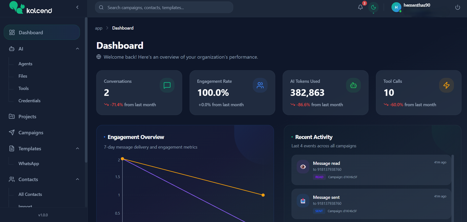 Kalcend - Screenshot 3 showing product features and functionality