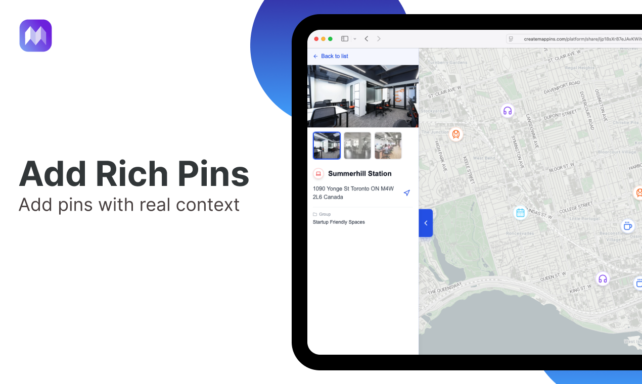 Create Mappins gallery image