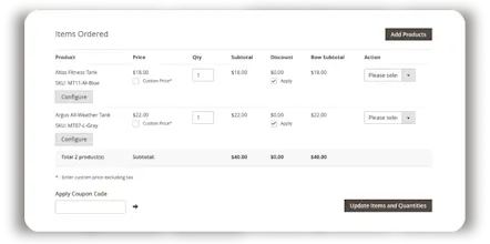 Magento 2 Order Editor gallery image