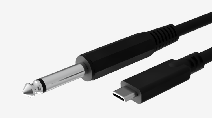Effintone USB-C Guitar Cable
