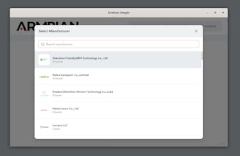Armbian flashing tool gallery image