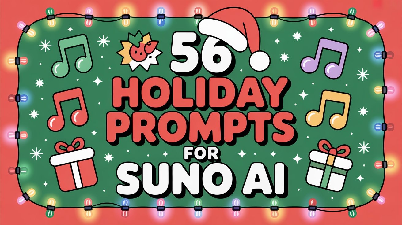 Christmas Music Maker — Suno - Main product screenshot demonstrating key features and user interface