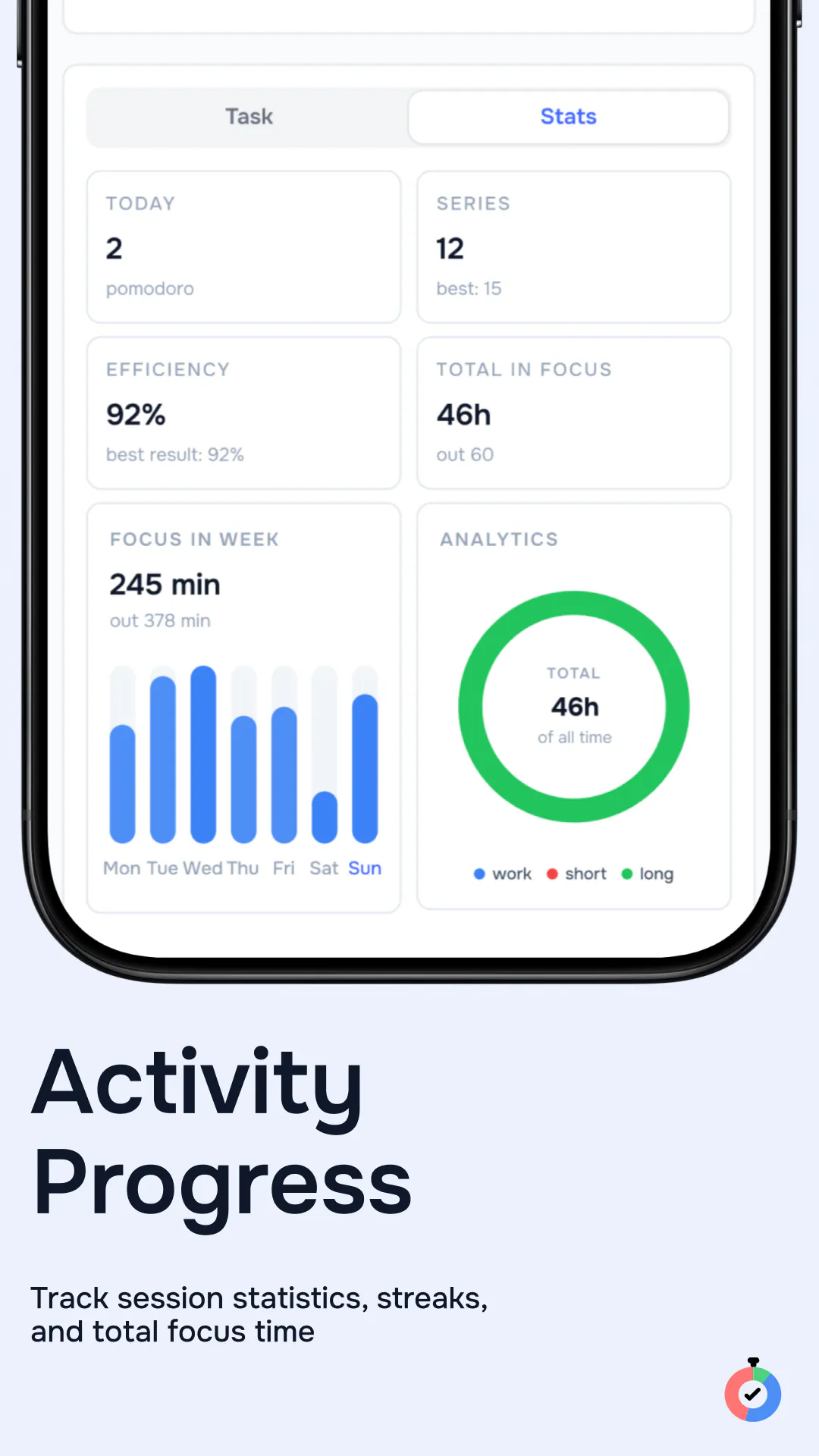 LifeKPI Pomodoro gallery image