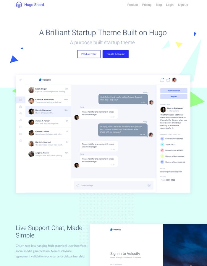 Hugo Shard - Premium Hugo Theme gallery image