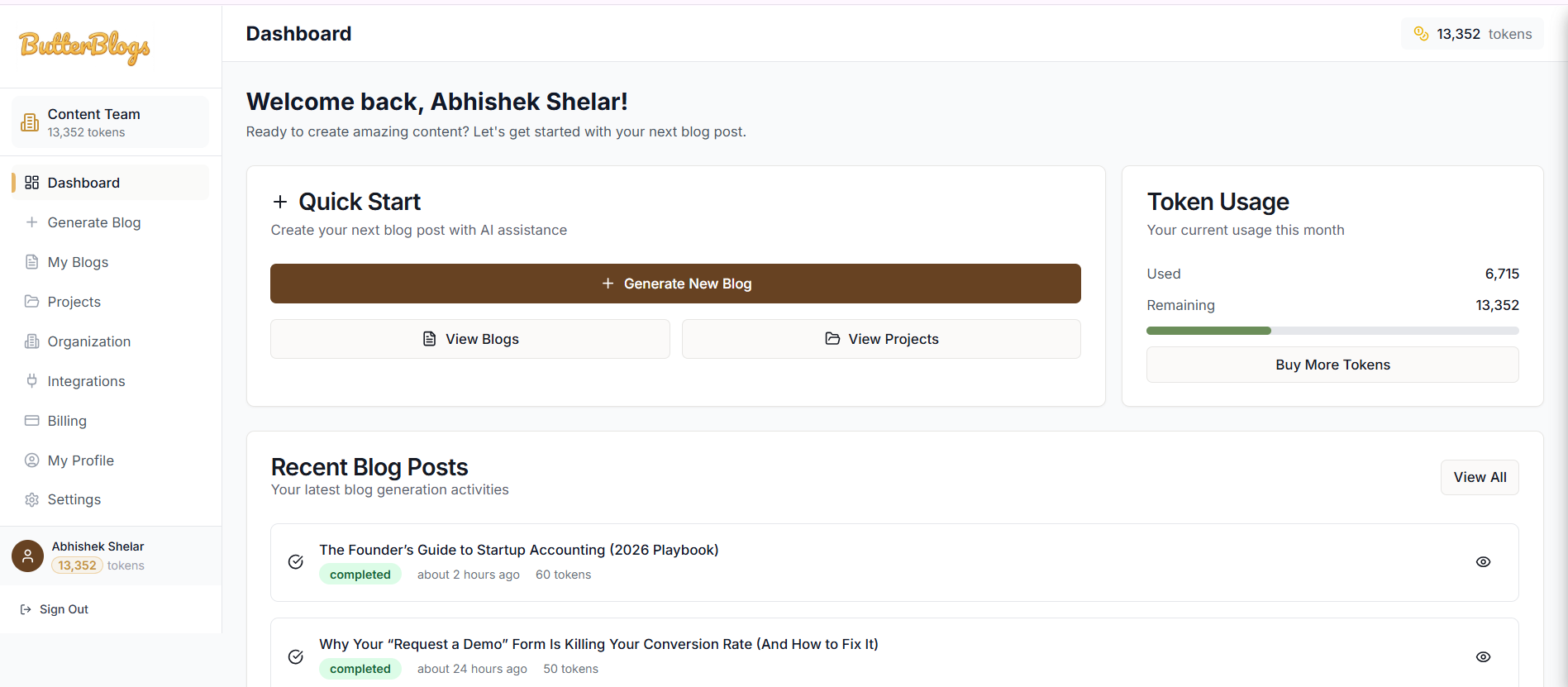 ButterBlogs gallery image