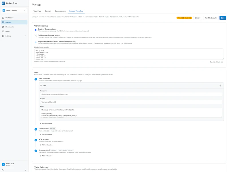 DeliverTrust screenshot 4