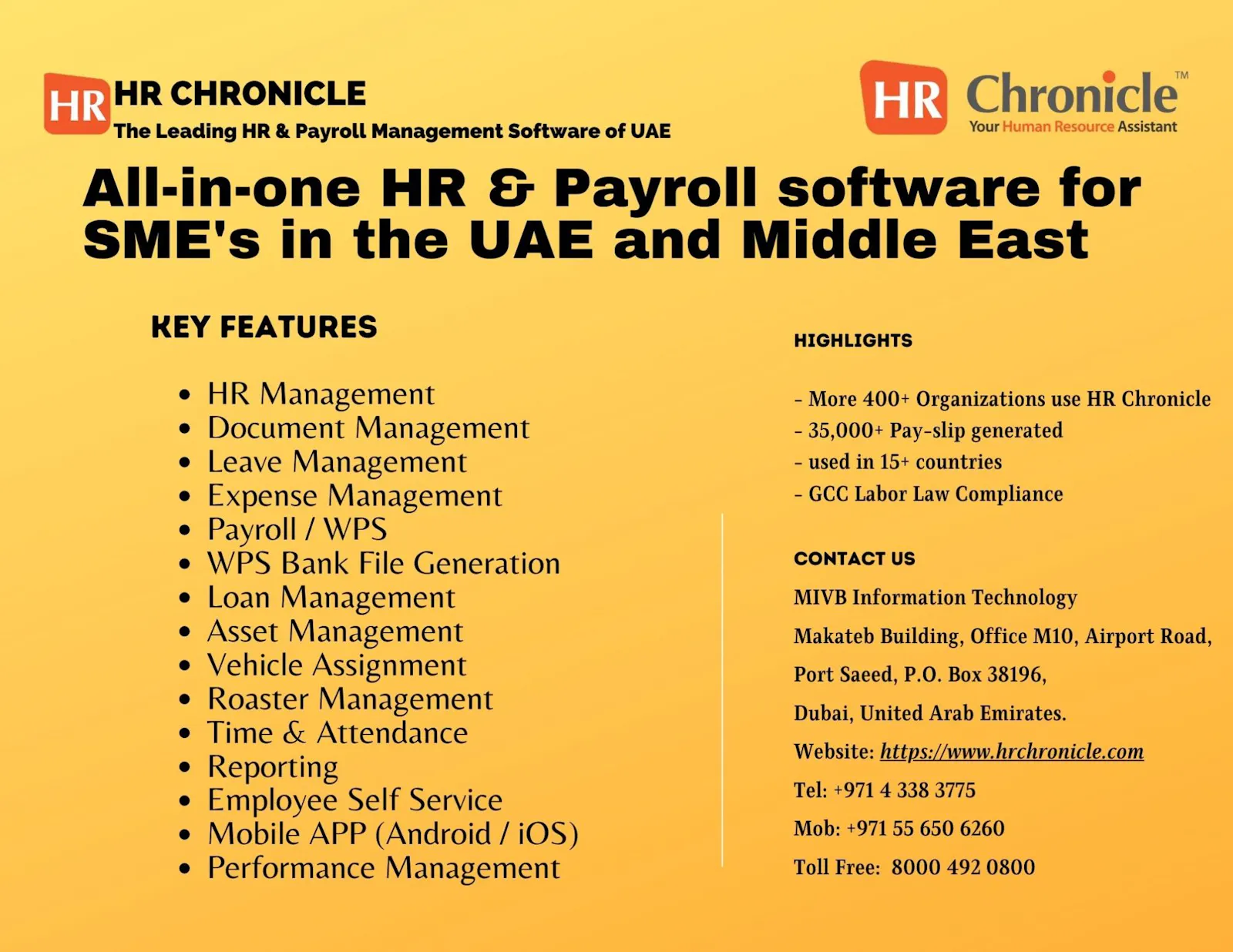 HR Chronicle – HR & Payroll Software screenshot 4