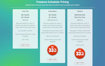 Presence Scheduler For Slack gallery image