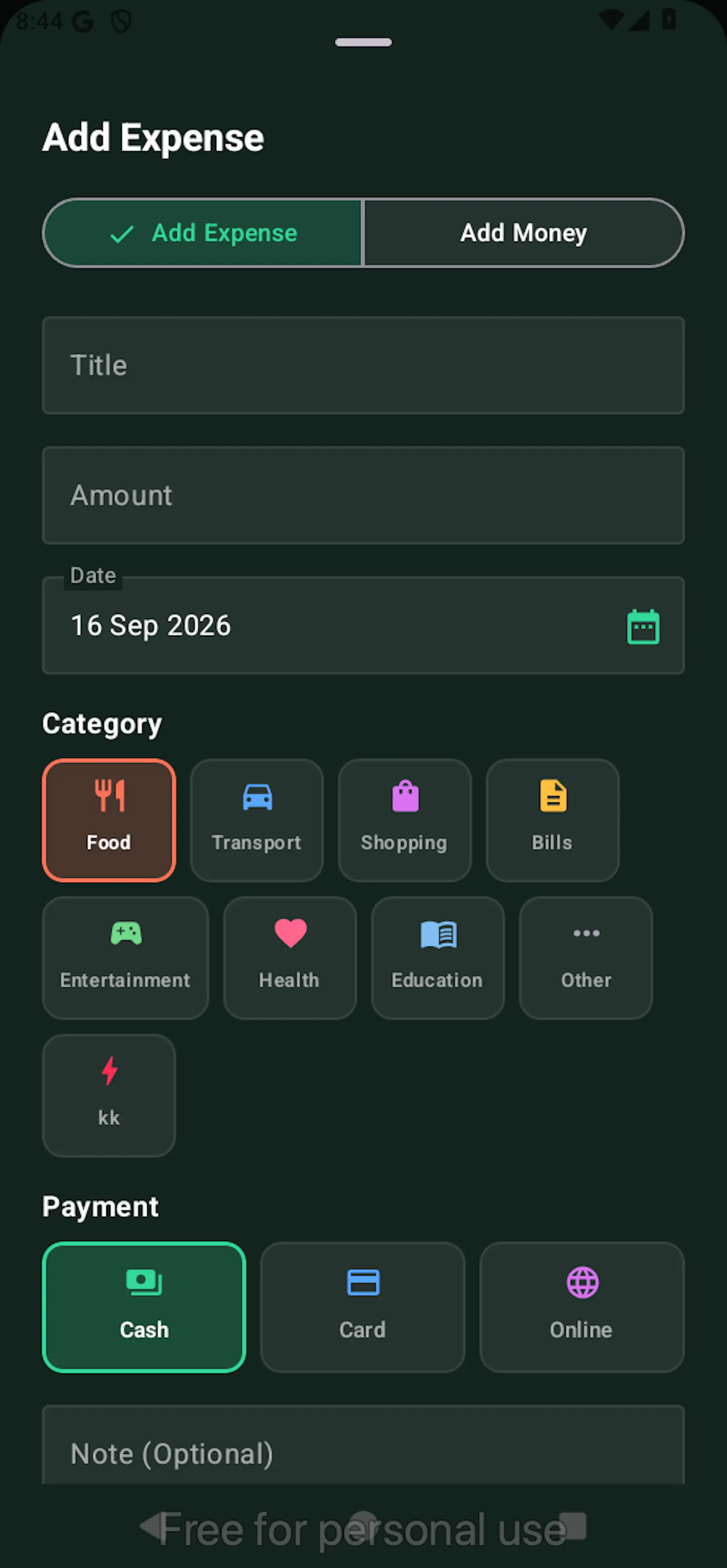 Money Manager: Expense Tracker screenshot 3