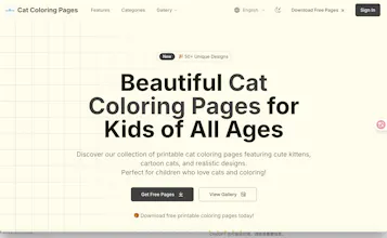 Turn your cat into a coloring page! gallery image