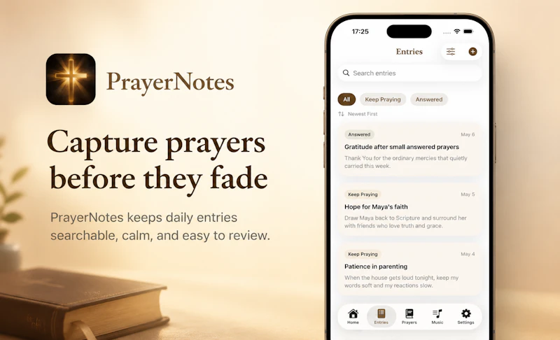 PrayerNotes screenshot 1