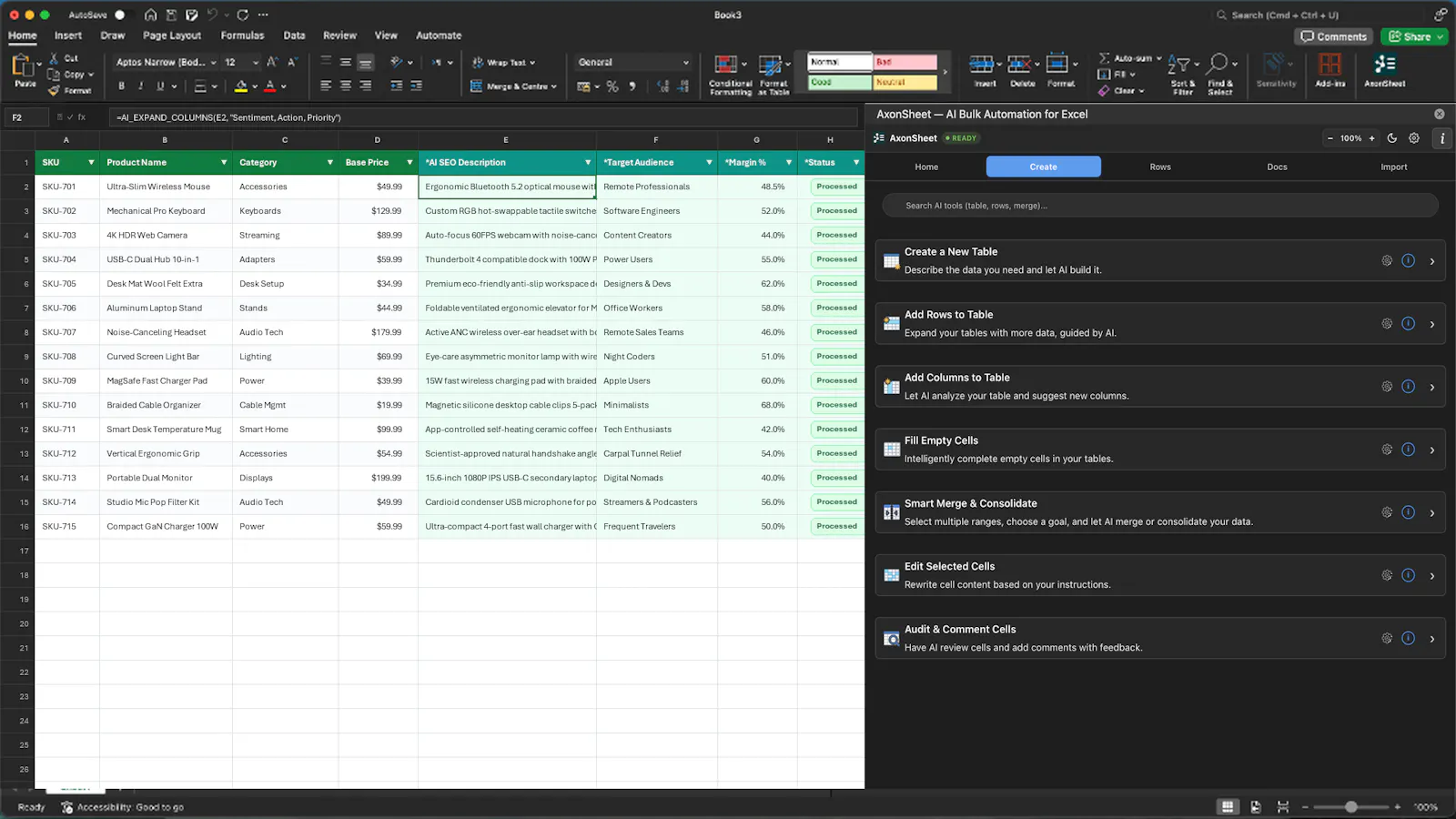 AxonSheet screenshot 6