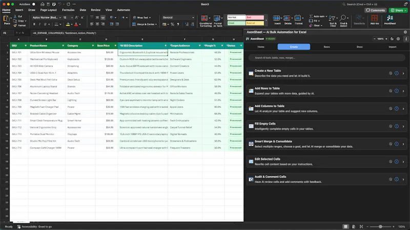AxonSheet screenshot 6