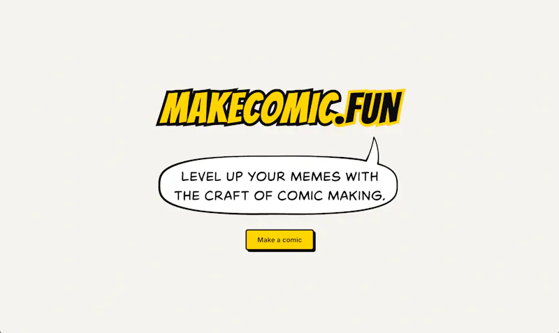 makecomic.fun screenshot 2