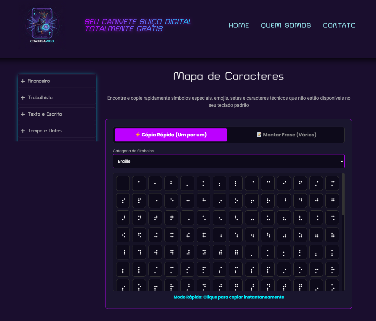 CoringaWeb gallery image