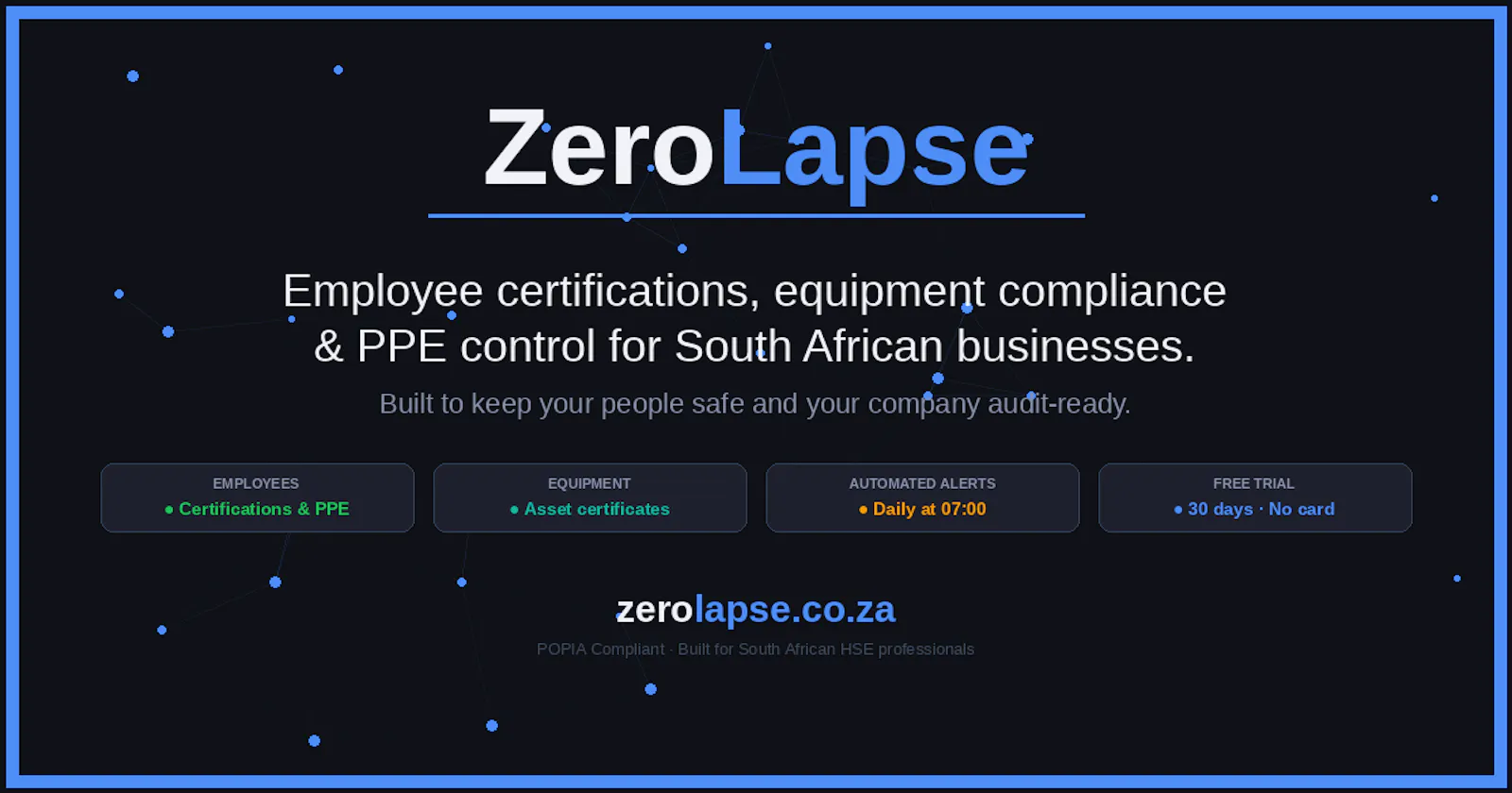 ZeroLapse - HSE Compliance & Safety App screenshot 1