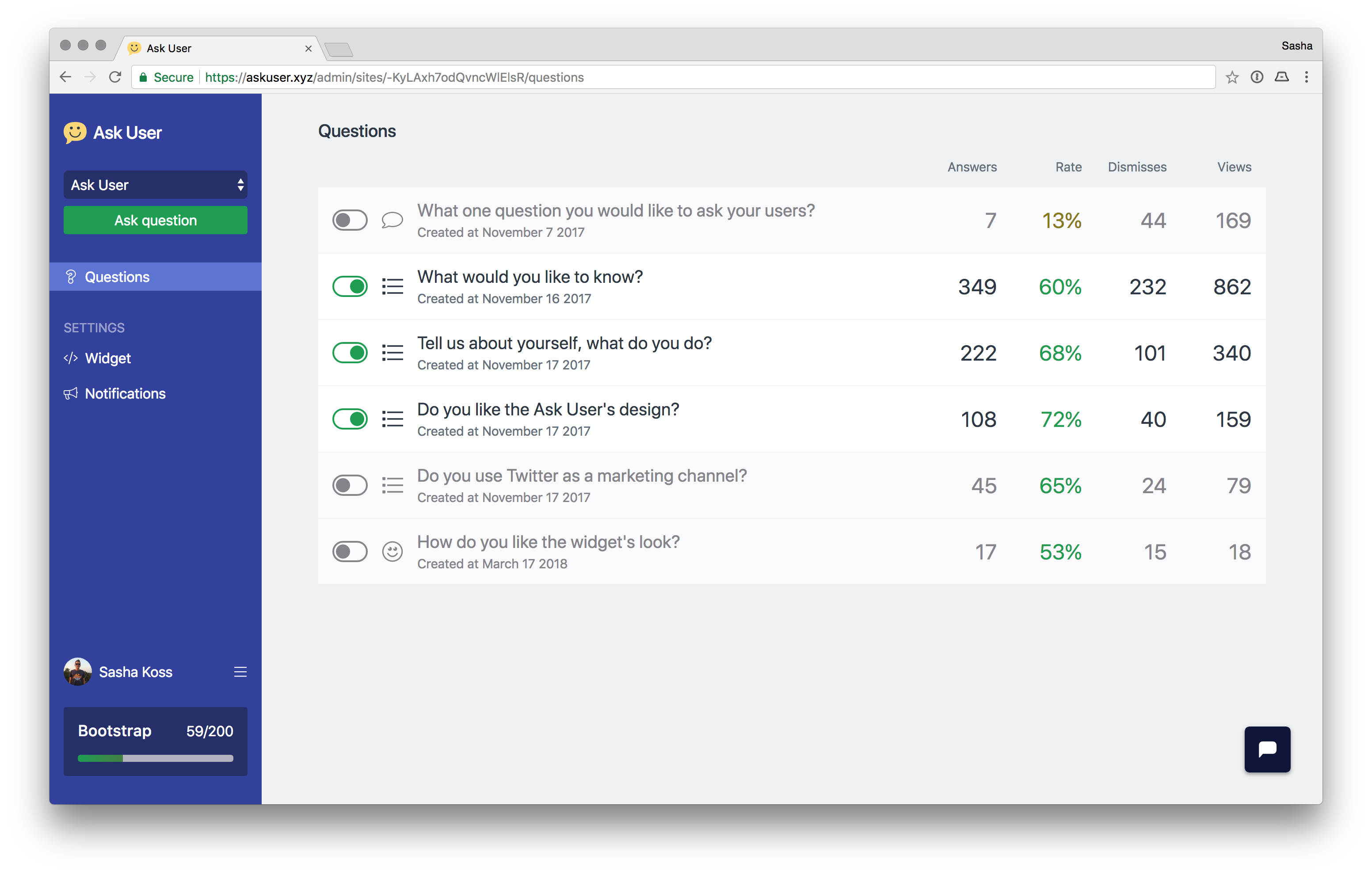 Ask User gallery image