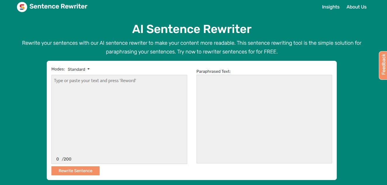 AI Sentence Rewriter media 1