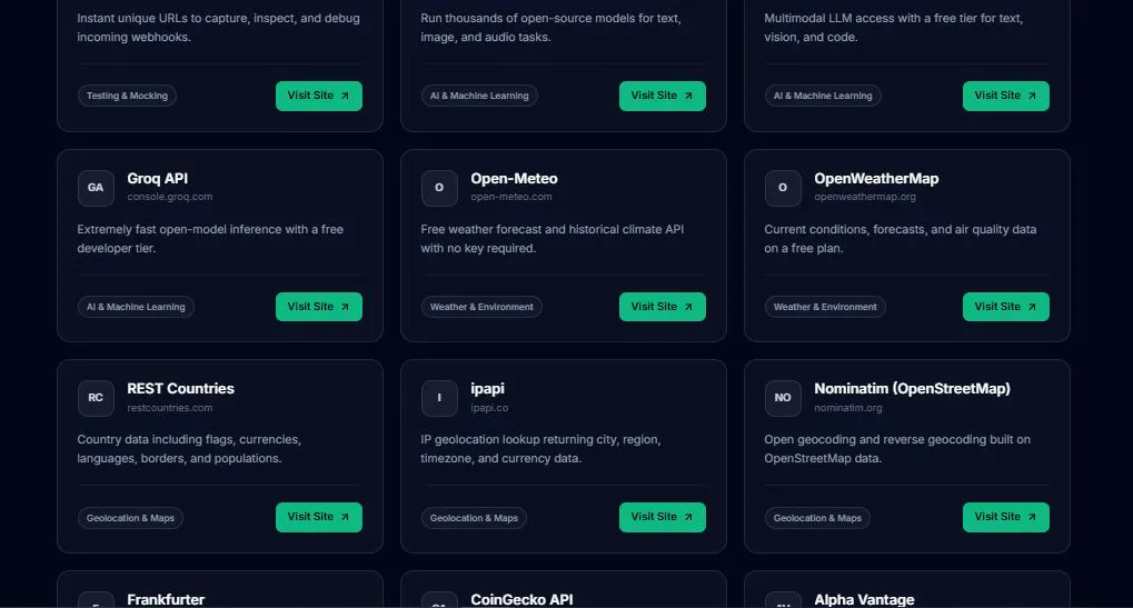 Ship Faster with Free APIs  gallery image