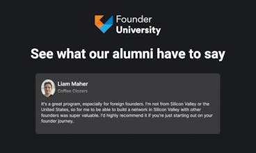 Founder University gallery image