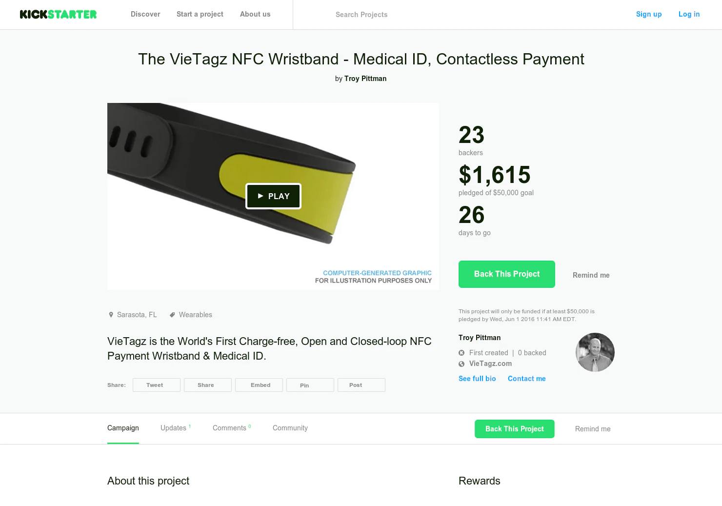 VieTagz NFC Wristband