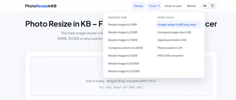 Photo Resize in KB screenshot 3