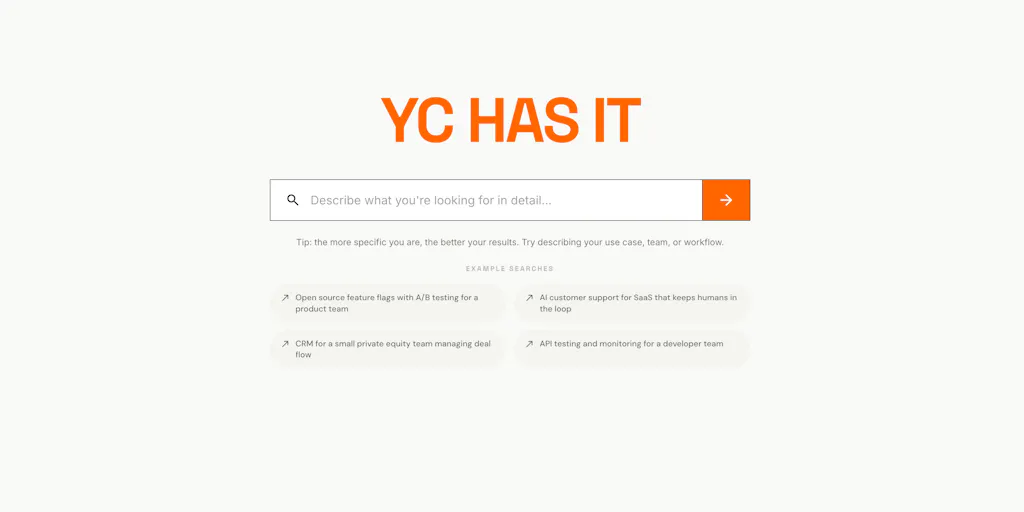 YC has it
