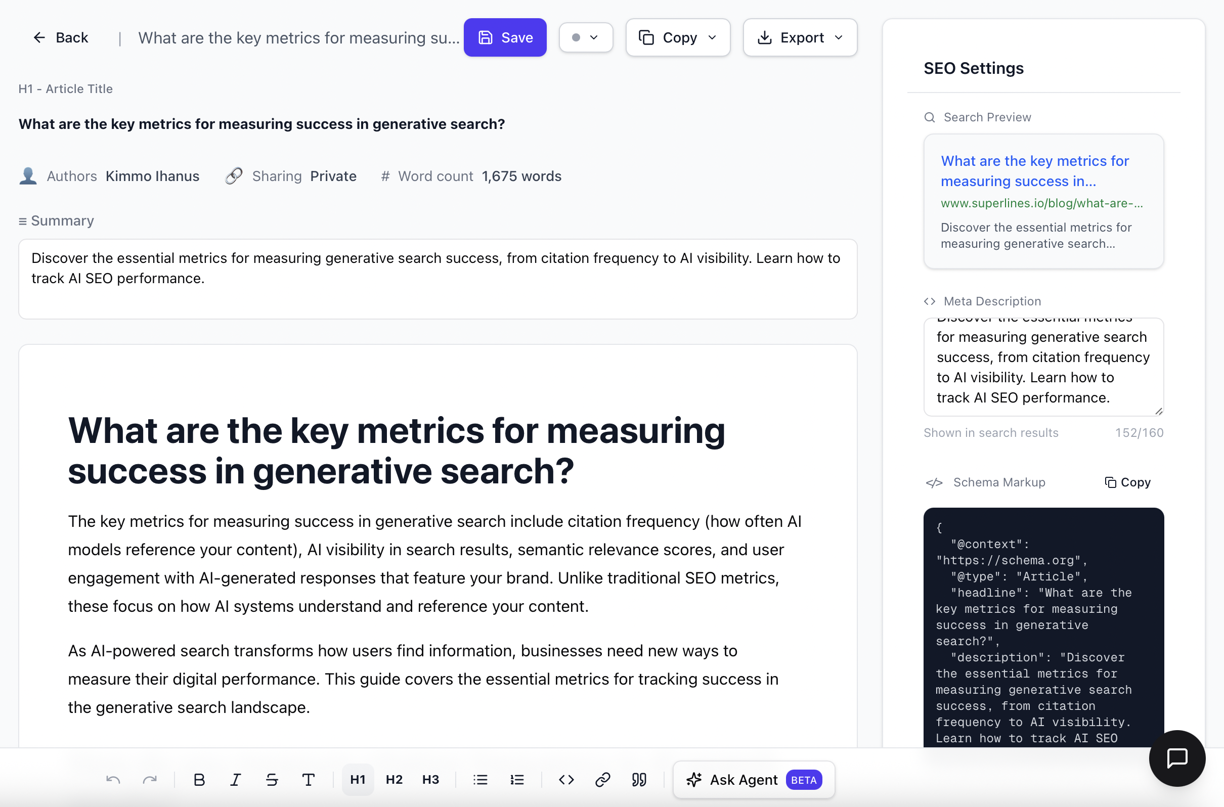 Superlines AI Search Platform gallery image