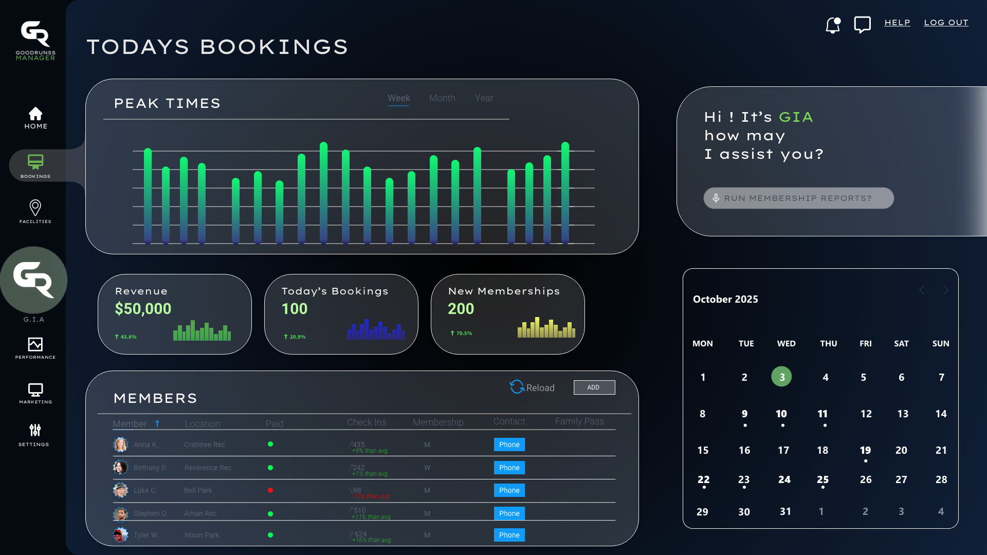 GoodRunss AI Trainer Dashboard - Screenshot 2 preview
