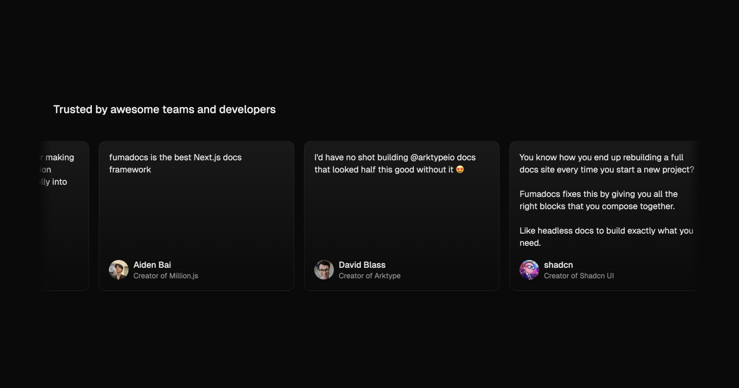 Fumadocs 16 gallery image