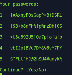 Média Mots de passe dynamiques 2