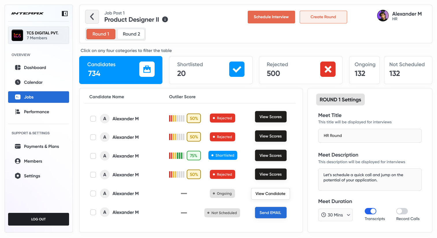 Expert Hire - Screenshot 4 showing product features and functionality
