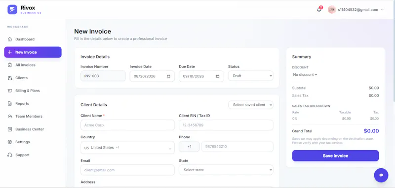 Rivox — Business, Billing & Payments screenshot 7