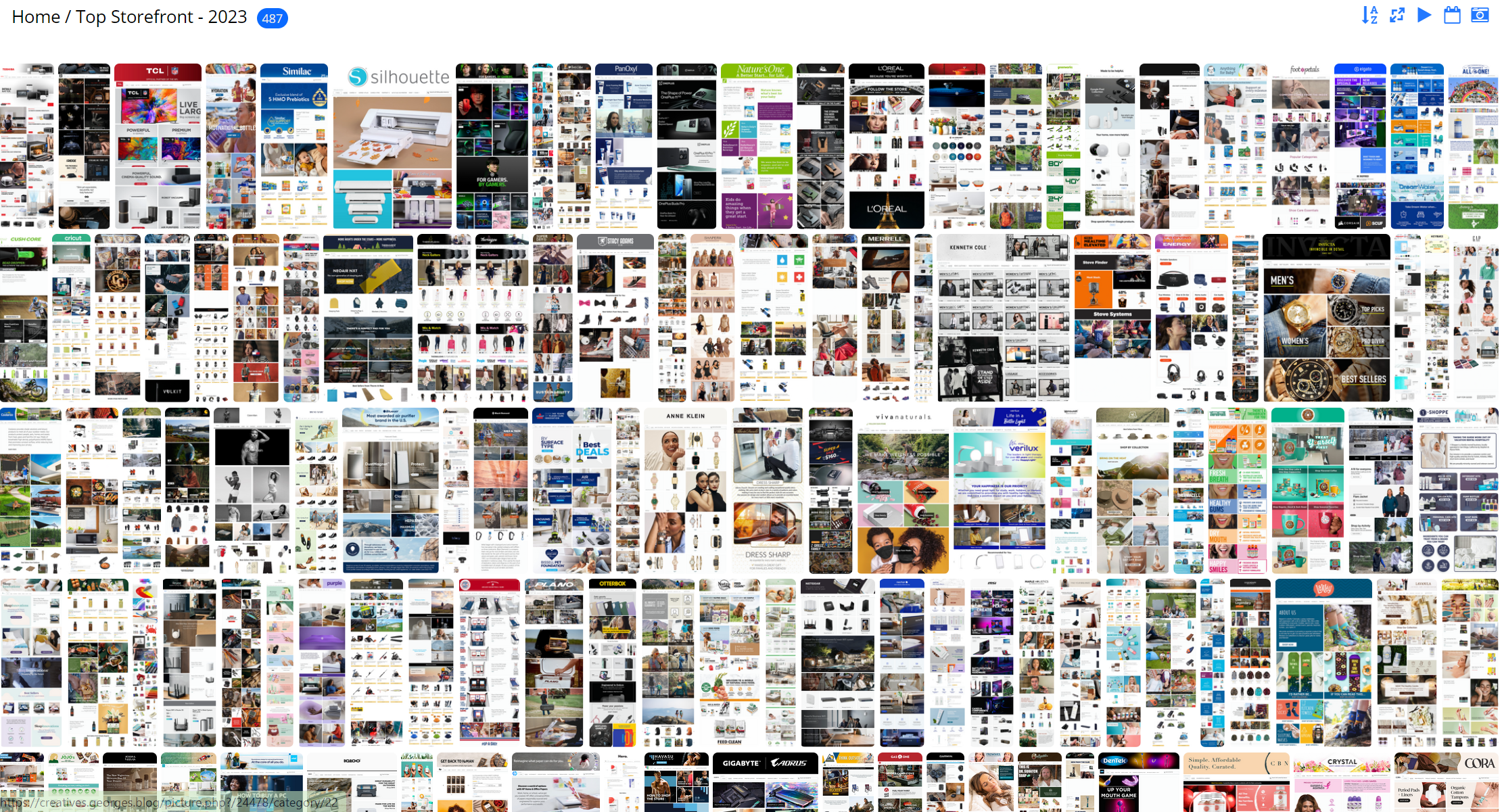 Exemplos de design da Amazon